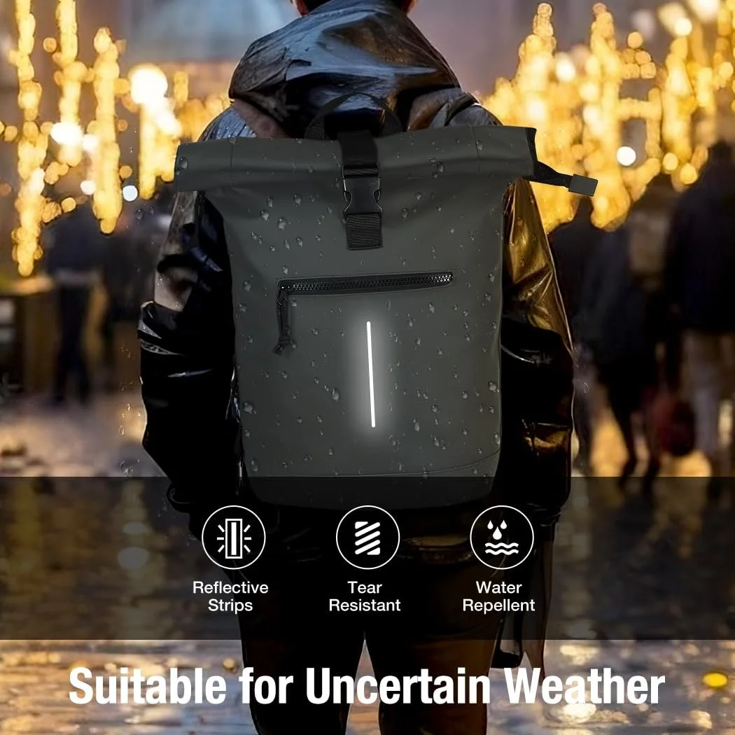 Рюкзак для ноутбука Roll-Top Waterproof Lightweight L, фото №6 Рюкзак для ноутбука Roll-Top Waterproof Lightweight L, фото №6