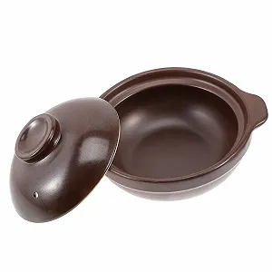 Кастрюля VALICLUD керамическая с крышкой термостойкая - Фото 1