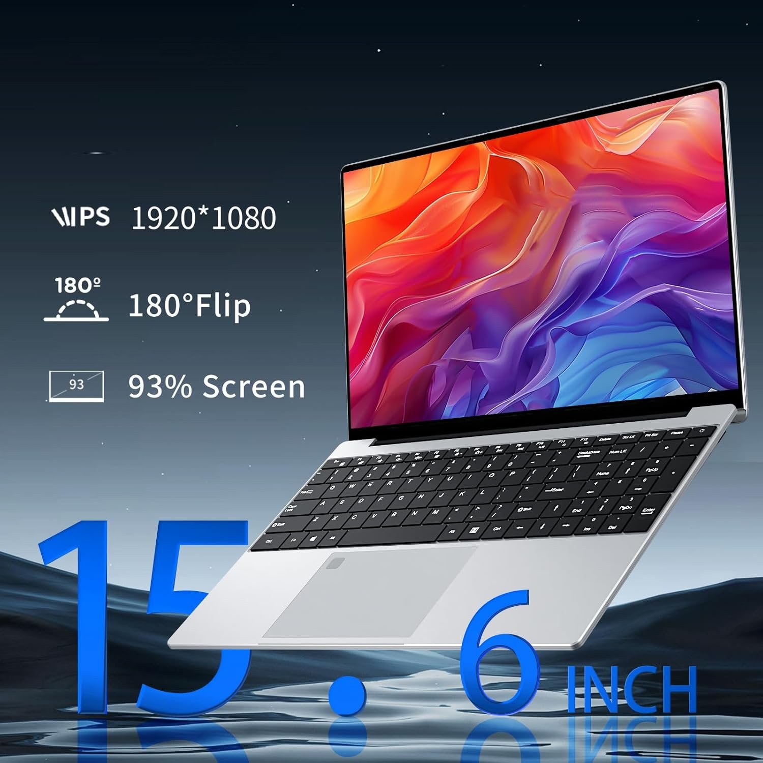 Ноутбук 15.6" Rovendex 50083 Intel Celeron N95 RAM 16GB SSD 512GB Windows 11 (UKR), фото №4