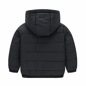 Детская пуховая куртка с капюшоном, утепленная куртка для девочек, пуховик с капюшоном, водоотталкивающая зимняя куртка с длинными рукавами, стеганая куртка с капюшоном, легкая хлопковая куртка, пуховик synthetic.ua - Фото 1