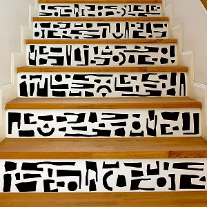 Наклейки на стіну Абстрактні форми Геометричні Вінілові 76 шт. synthetic.ua - Фото 1