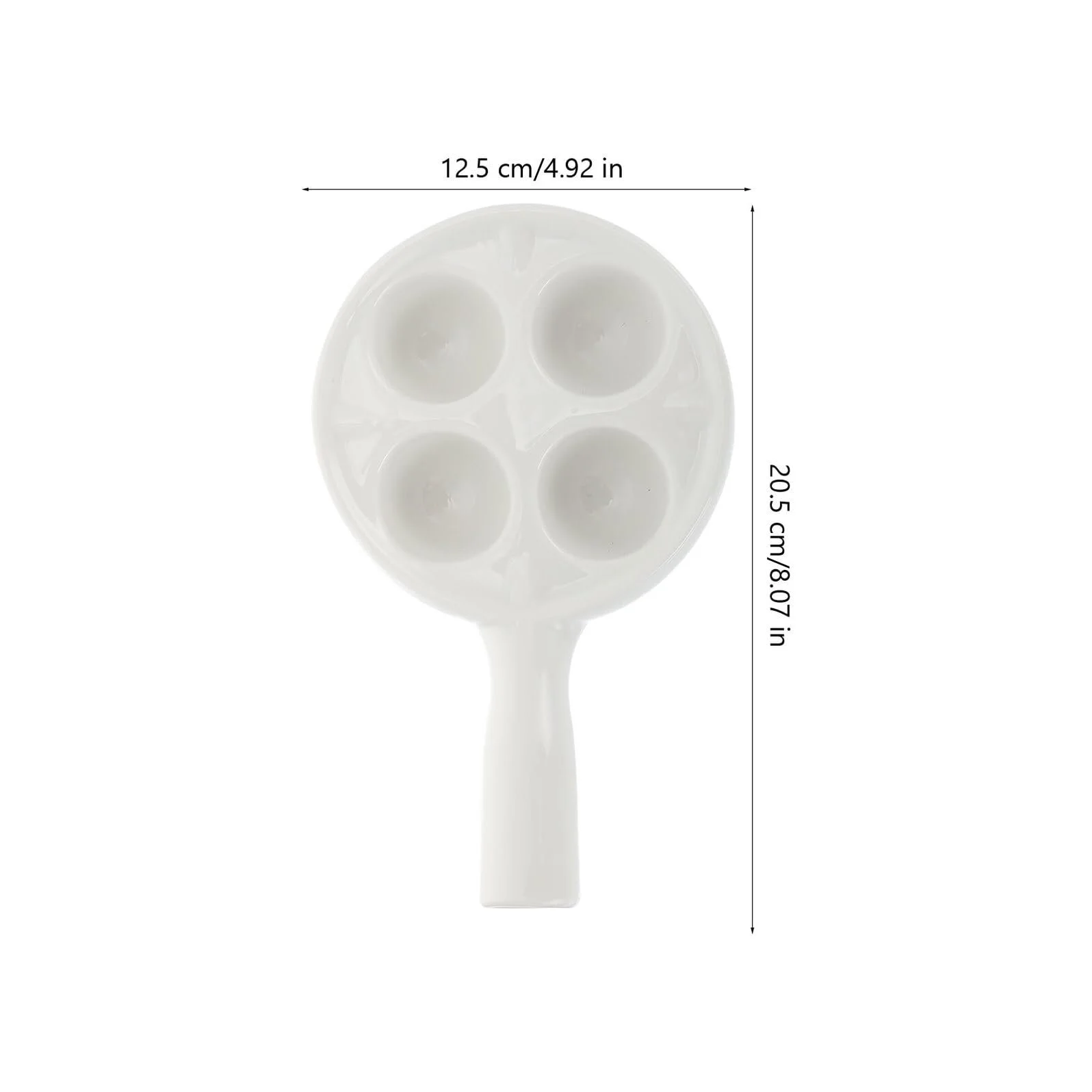 Форма для запекания улиток IMIKEYA Escargot керамическая с ручкой термостойкая с углублениями Белая, фото №5