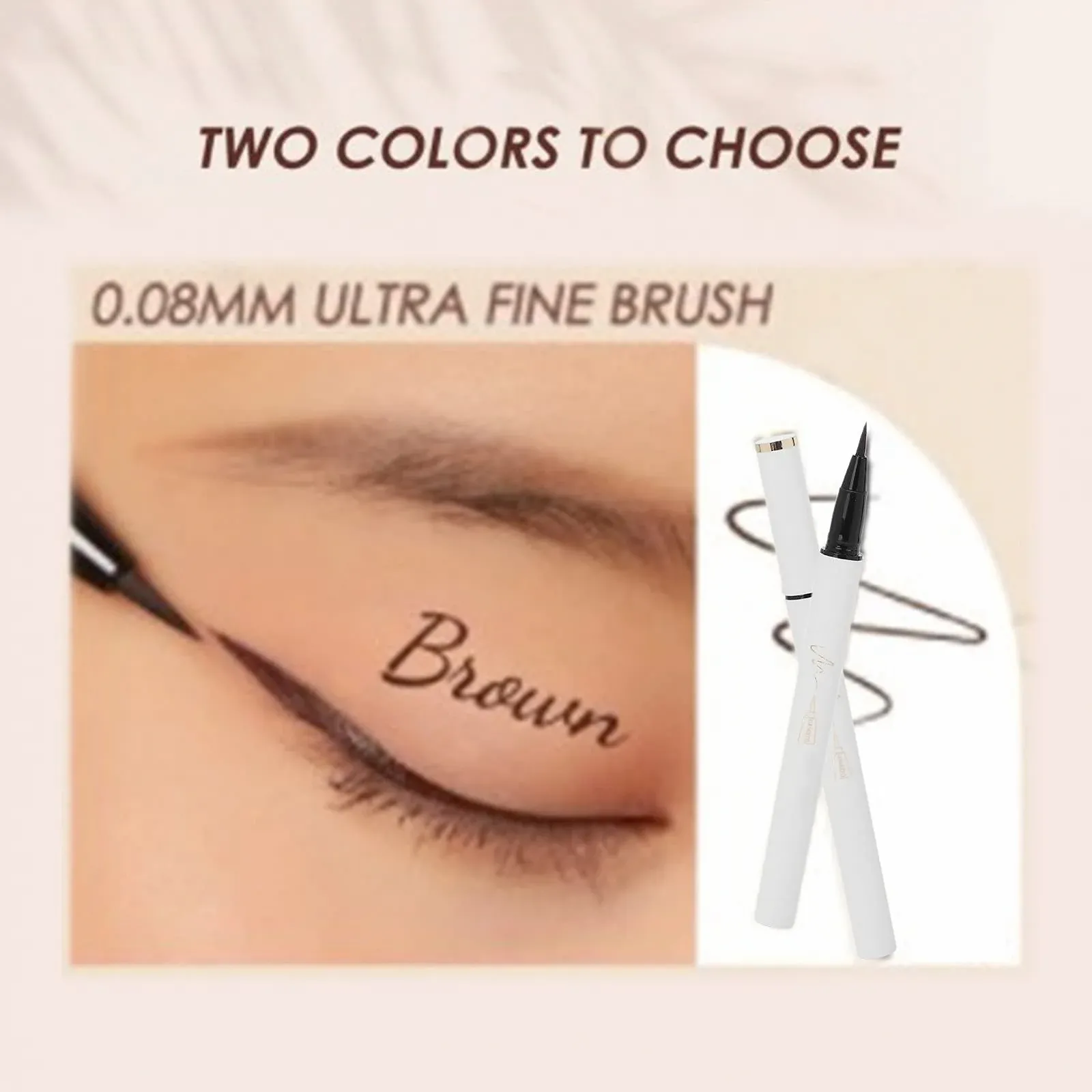 Рідка Підводка для очей Ультратонкий стрижень 0,6 г №2, фото №3 Рідка Підводка для очей Ультратонкий стрижень 0,6 г №2, фото №3