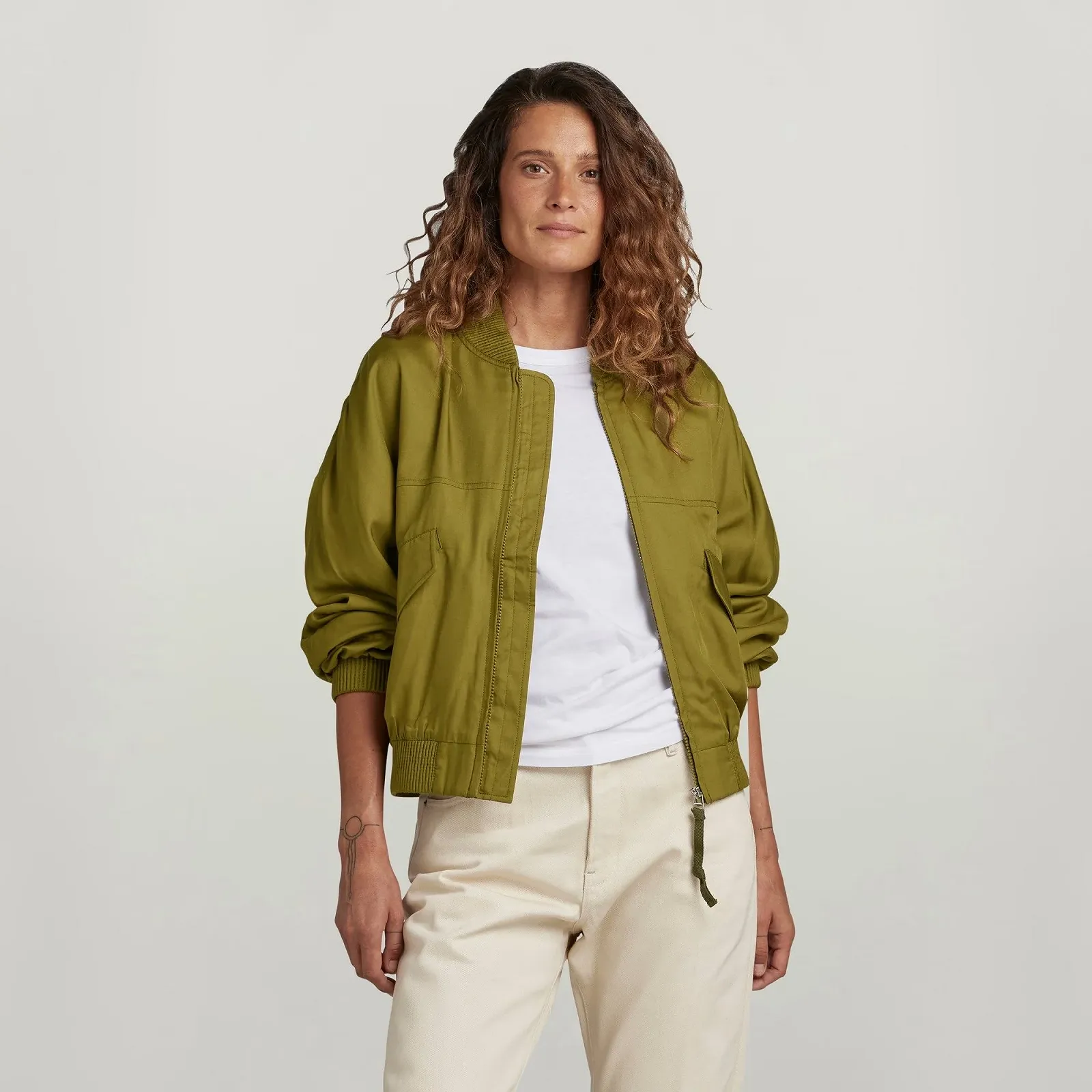 Жіноча куртка G‑Star Everyday Bomber Overshirt - M, фото №1