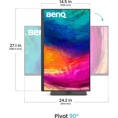 Монитор BenQ PD2706QN Grey, фото №4 Монитор BenQ PD2706QN Grey, фото №4