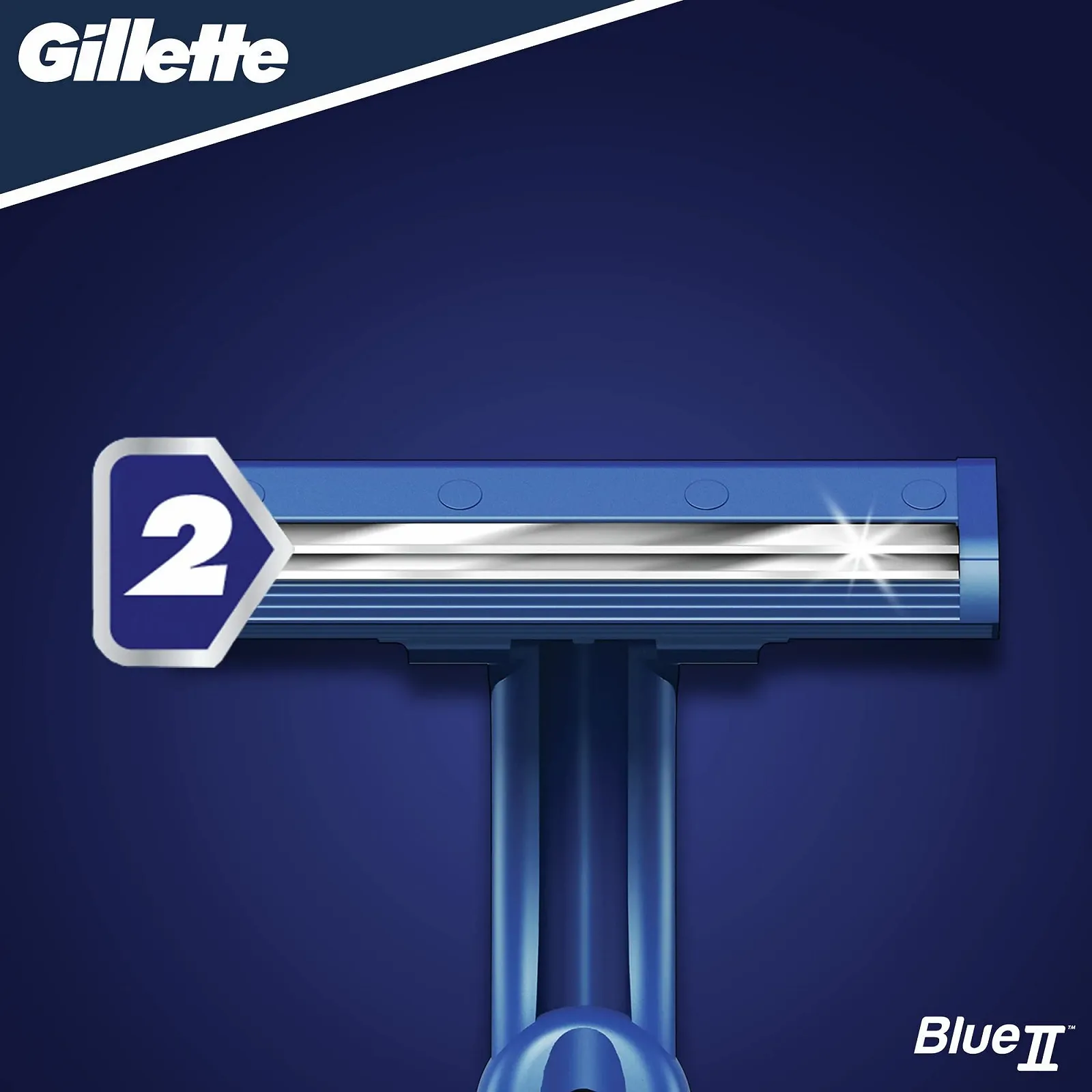 Одноразовые бритвы Gillette Blue II 20 шт. (5 упаковок), фото №4 Одноразовые бритвы Gillette Blue II 20 шт. (5 упаковок), фото №4