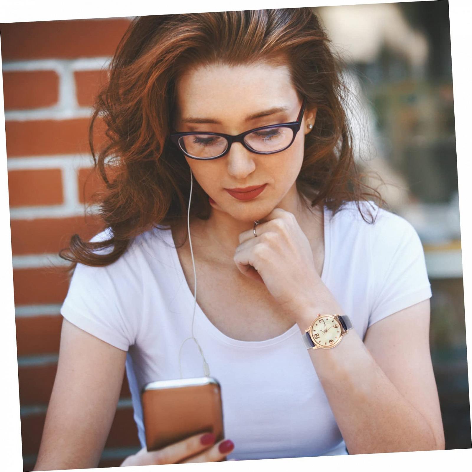 Жіночий годинник Healvian Повсякденний Зміїний візерунок Шкіряний ремінець, фото №7