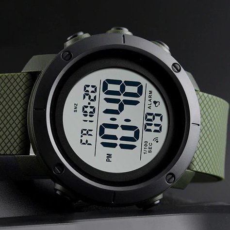 Годинник Skmei 1426AGWT Army Green-White, фото №2