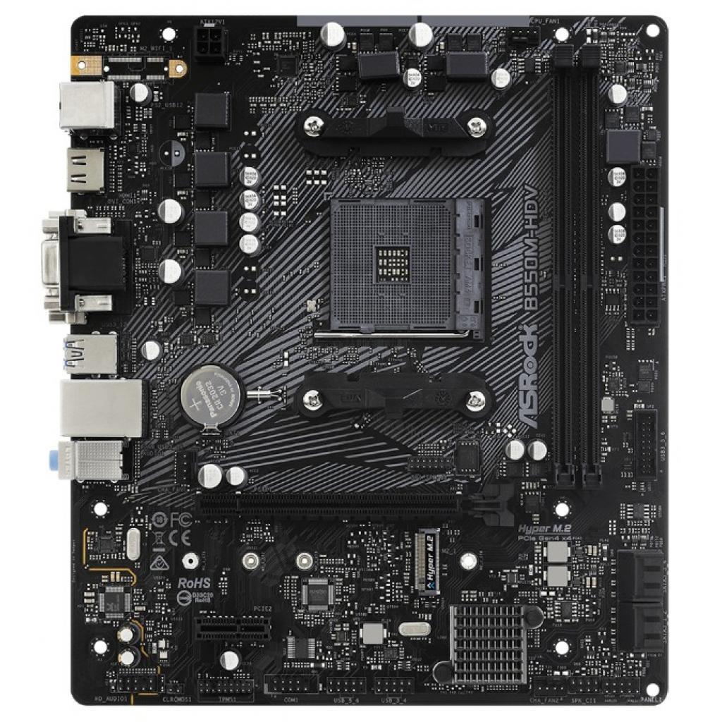 Материнская плата Asrock B550M-HDV s-AM4 Micro-ATX 2xDDR4, фото №1