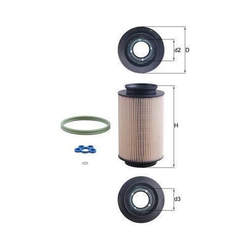 Паливний фільтр KNECHT KX 178D AUDI SEAT SKODA VW CUPRA, фото №2 Паливний фільтр KNECHT KX 178D AUDI SEAT SKODA VW CUPRA, фото №2