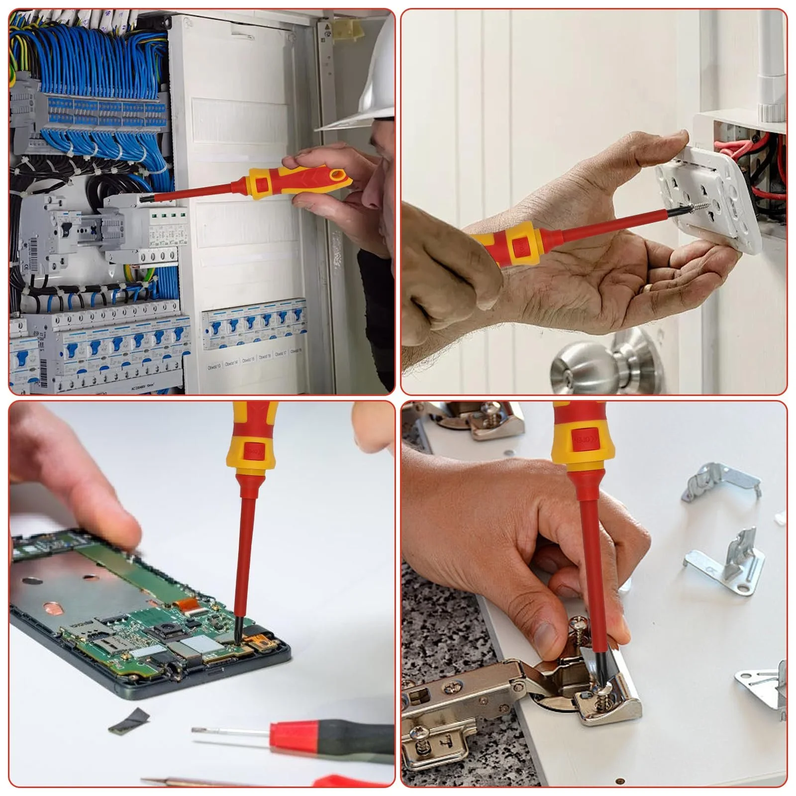 Набір діелектричних викруток VDE 13 предметів до 1000 В, фото №7