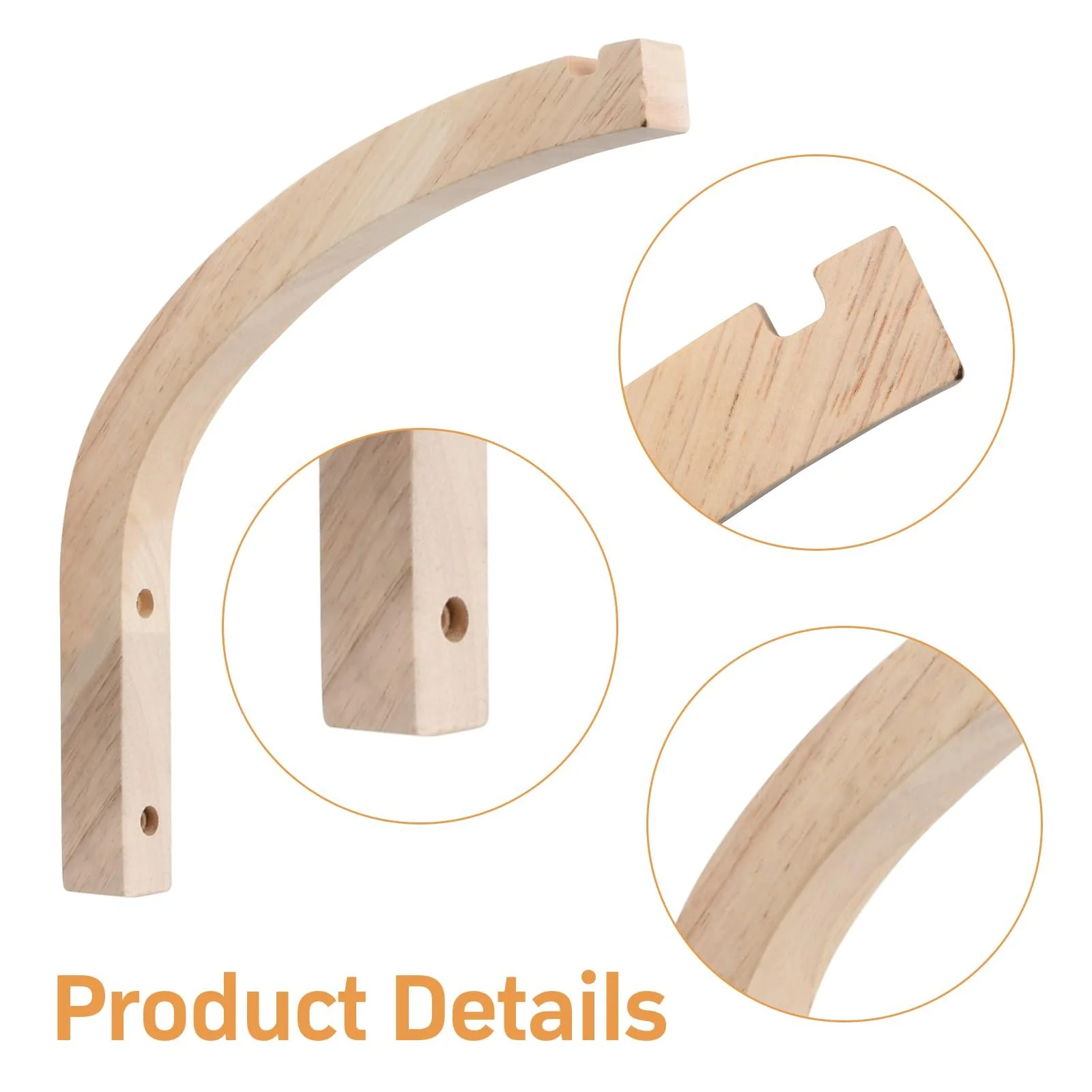 Тримачі для рослин настінні дерев'яні Набір 2 шт., фото №3 Тримачі для рослин настінні дерев'яні Набір 2 шт., фото №3