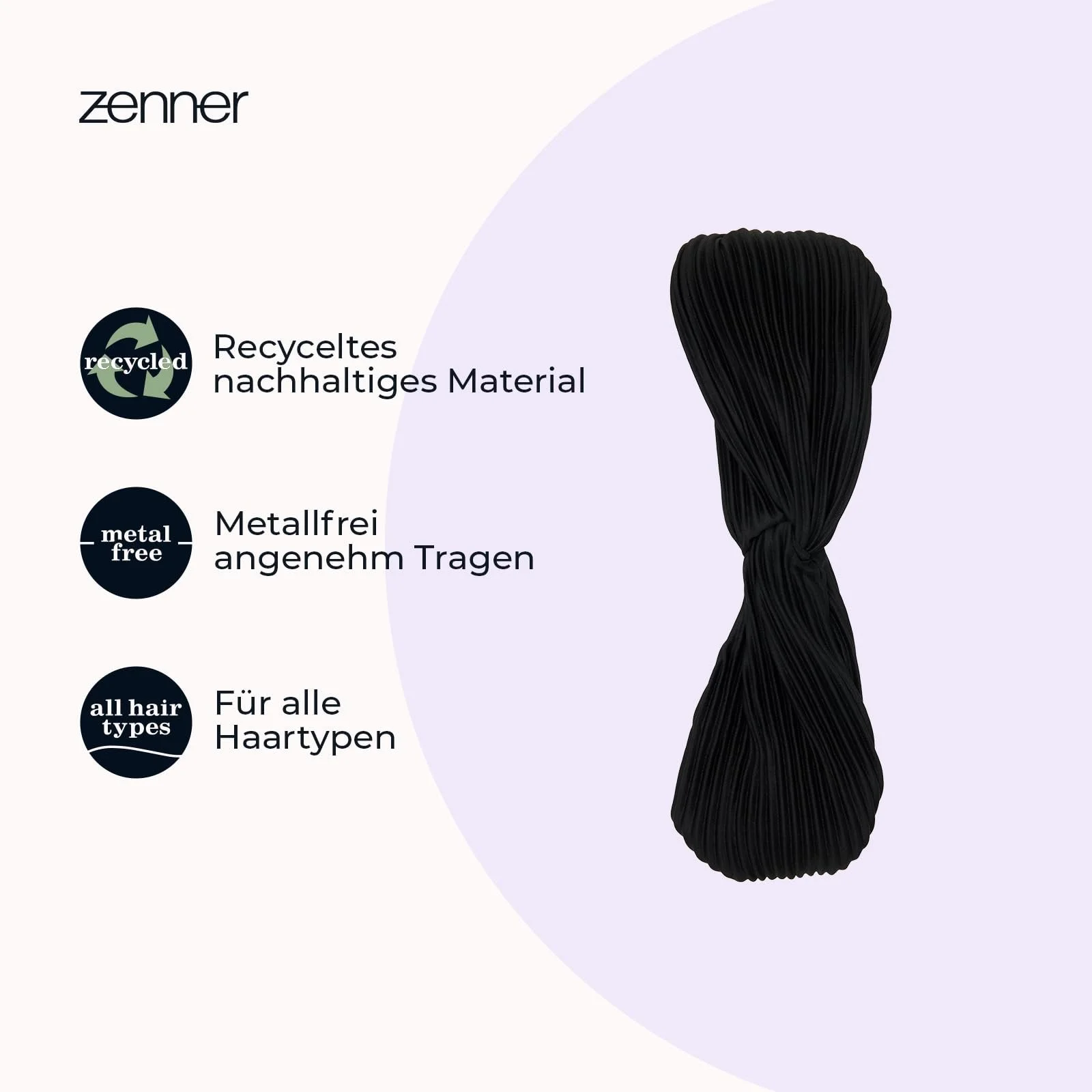 Повязка на голову Zenner, фото №2 Повязка на голову Zenner, фото №2