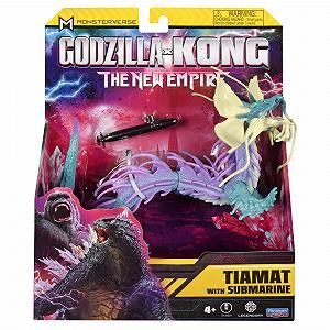 Фігурка Tiamat MonsterVerse Godzilla x Kong: The New Empire, 15 см, з аксесуаром - підводним човном 6,35 см - Фото 1