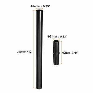 Ліхтар на сонячній батареї sourcing map Подовжувач та комплект з'єднувачів 30 см для садового освітлення, набір з 6 штук synthetic.ua - Фото 1