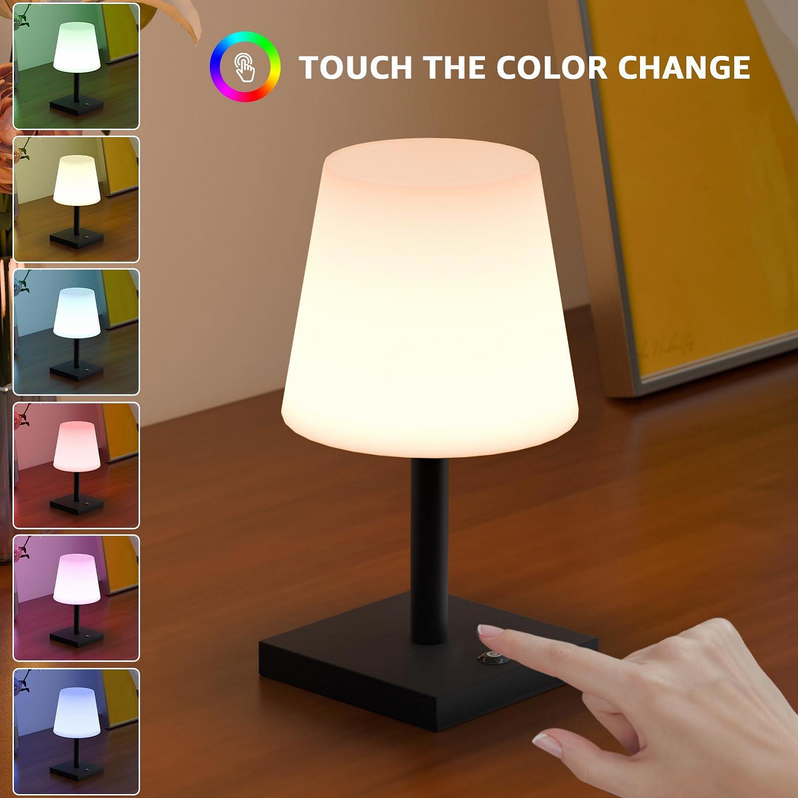 Настільна лампа Postlucky LED Outdoor Wireless IP44 8-40 годин RGB Dimmable Touch USB-C, фото №3