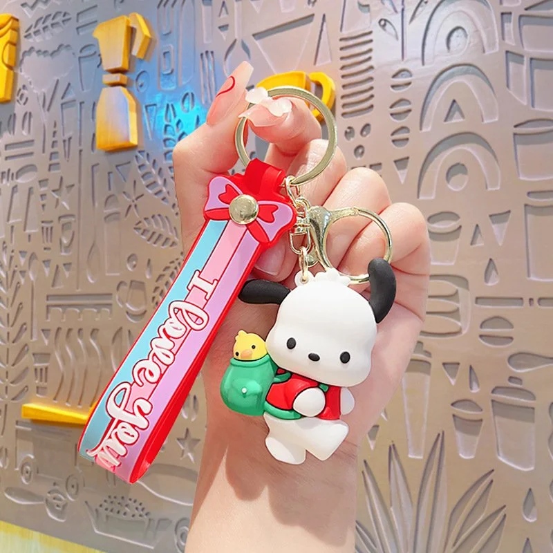 Брелок Санріо собачка Pacha Sanrio Pacha дитячий брелок на рюкзак, ключі 6 см, фото №3 Брелок Санріо собачка Pacha Sanrio Pacha дитячий брелок на рюкзак, ключі 6 см, фото №3