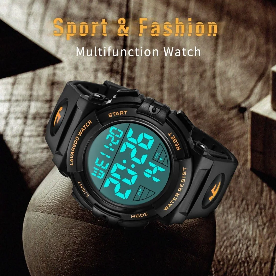 Цифровий спортивний годинник для чоловіків BEN NEVIS Водонепроникни 5 ATM, фото №5 Цифровий спортивний годинник для чоловіків BEN NEVIS Водонепроникни 5 ATM, фото №5