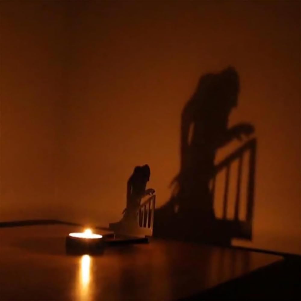 Подсвечник Nosferatu Halloween Horror Metal Tea Light Holder 3D Print, фото №5
