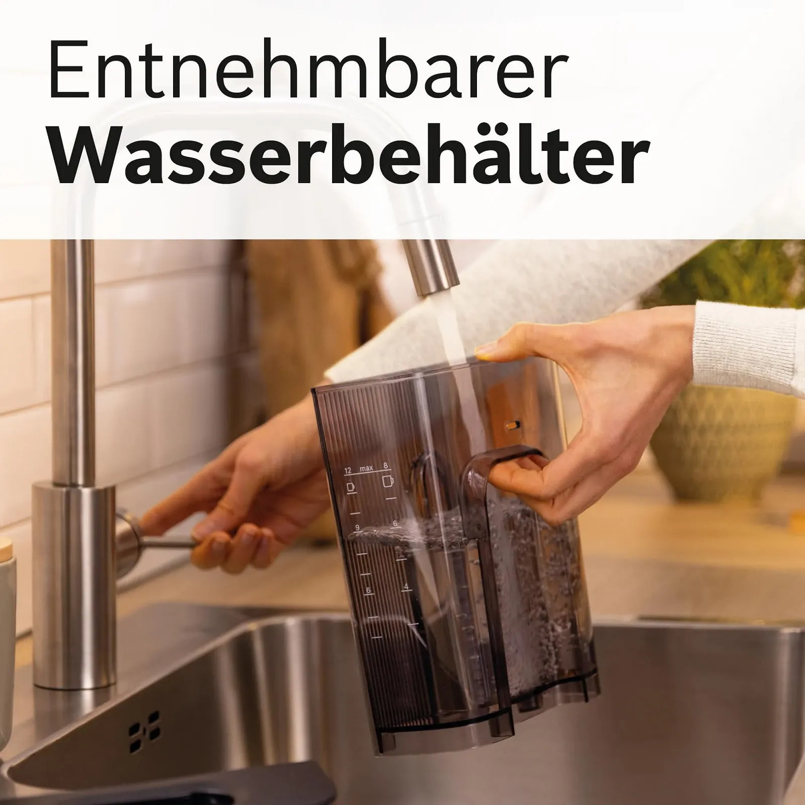 Капельная кофеварка Bosch MyMoment TKA6M273 1 л 1200 W Черный матовый, фото №5