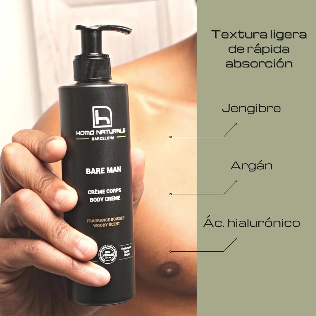 Гель для душу + крем для тіла Homo Naturals, фото №5