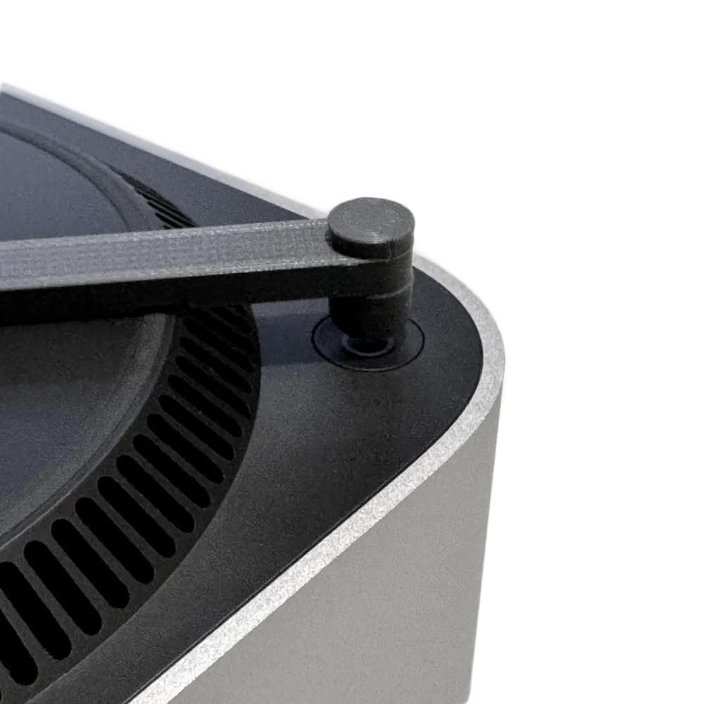 Підставка для Mac Mini M4 2024 з кнопкою живлення, 3D друк, Проста , Чорний, фото №5