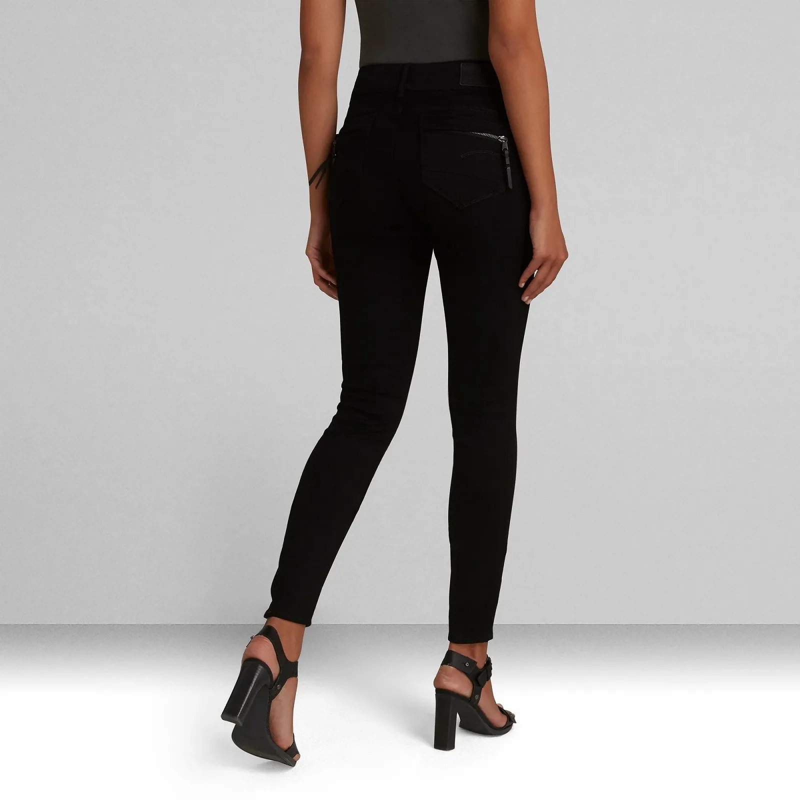 Жіночі джинси G‑STAR RAW Midge Cody Mid Skinny Jeans Pitch Black - 35, фото №2 Жіночі джинси G‑STAR RAW Midge Cody Mid Skinny Jeans Pitch Black - 35, фото №2