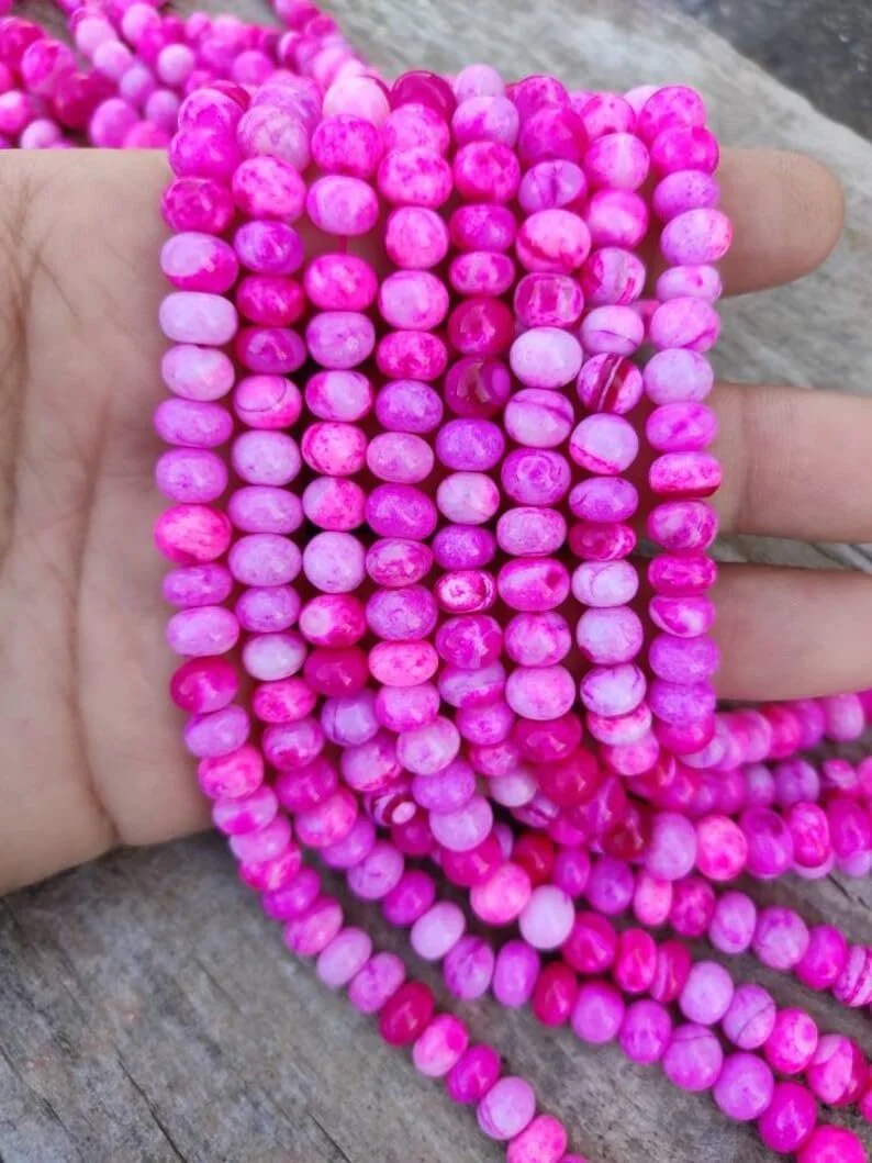 Бусины Опал Круглые Гладкие 7-8 мм, нить длиной 40 см бусины из драгоценных камней для ожерелья, браслета, фото №3