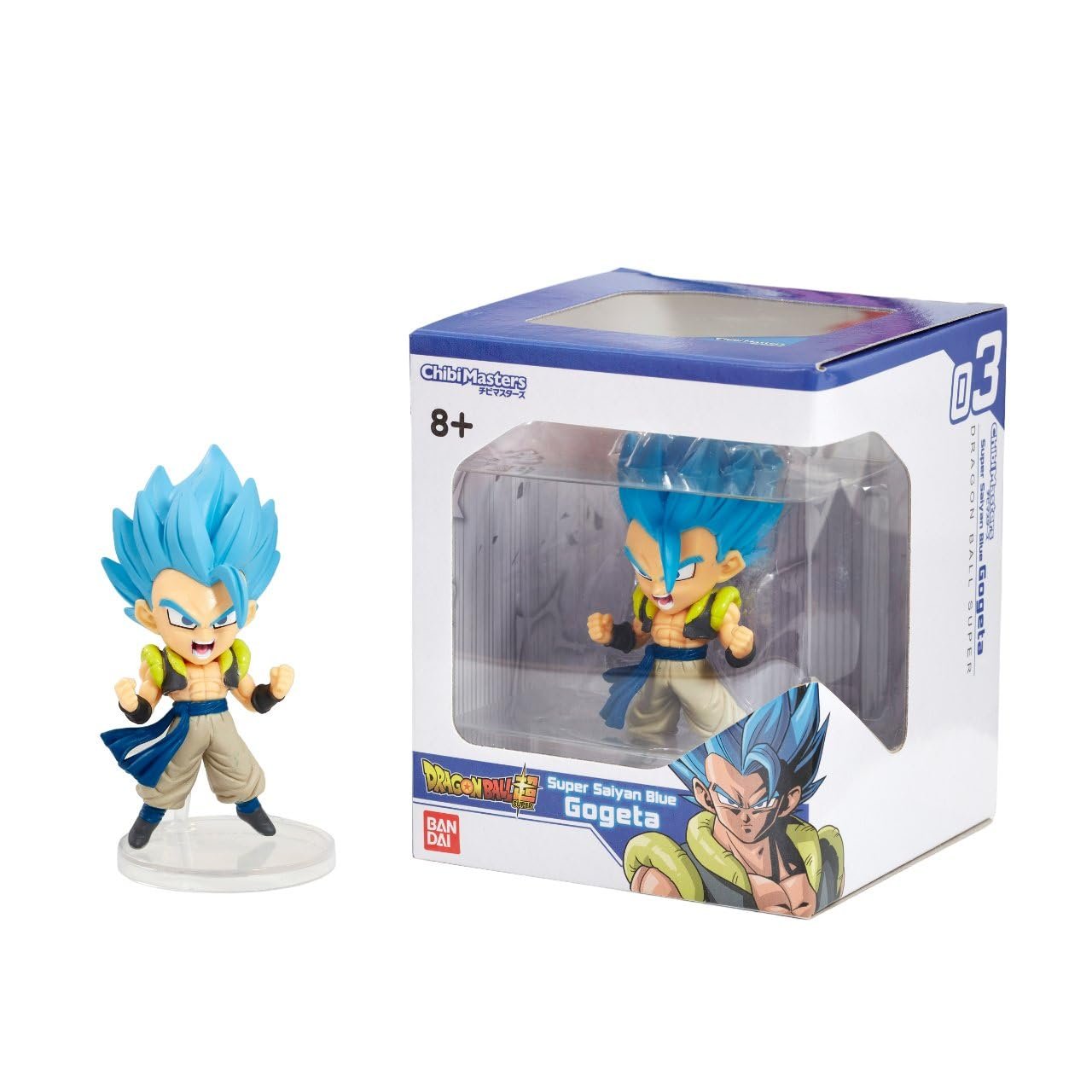 Фигурка BANDAI Chibi Masters Dragon Ball Super Супер Сайян Бог Гогета 8,5 см, Разные цвета, фото №5