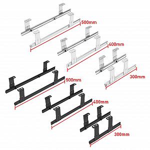 Подставка для клавиатуры FIX&EASY Up&Down-XL 800 x 400 мм Sonoma Oak Decor выдвижные рейки с функцией блокировки регулируемая по высоте оцинкованная 400 мм набор полка и ящик с блокировкой для клавиатуры и мыши synthetic.ua - Фото 1