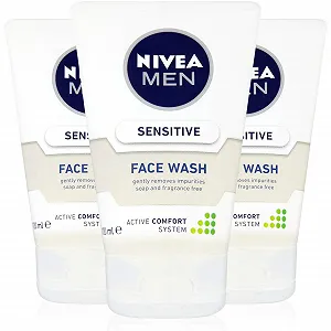 Купити Засіб для вмивання NIVEA MEN Sensitive для чутливої шкіри, 100 мл, 3 шт - Фото 1 Засіб для вмивання NIVEA MEN Sensitive для чутливої шкіри, 100 мл, 3 шт - Фото 1