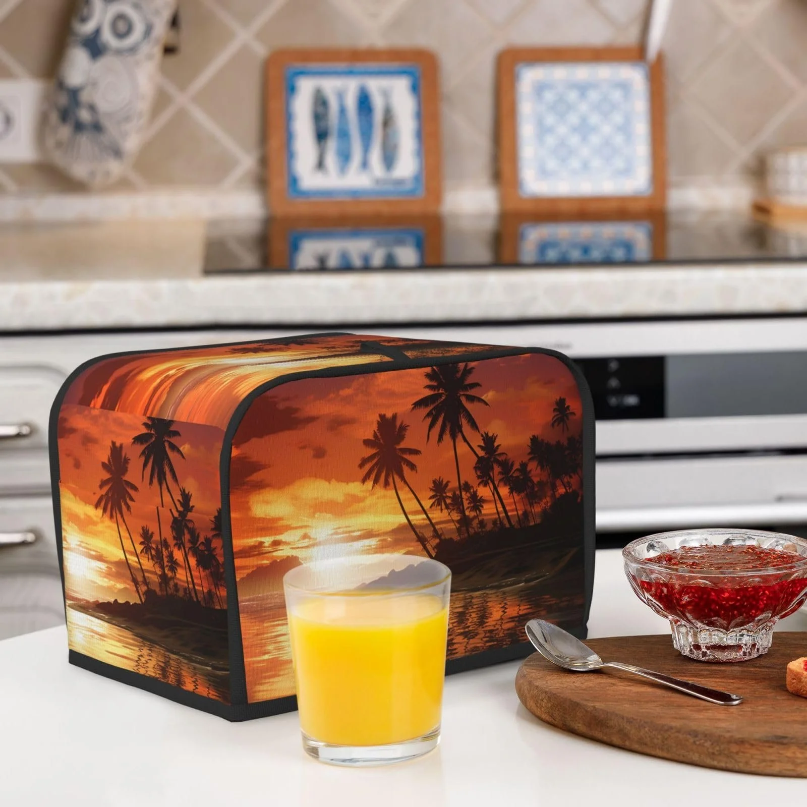 Чехол для 2-ломтикового тостера Palme Sonnenuntergang, фото №6 Чехол для 2-ломтикового тостера Palme Sonnenuntergang, фото №6