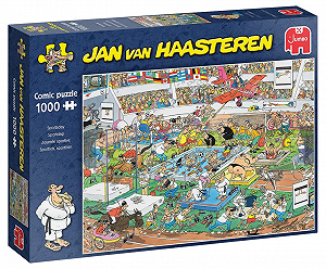 Пазл Jumbo Jan Van Haasteren Sporty (81906) / 1000 деталей / 68 x 49 см - Фото 1