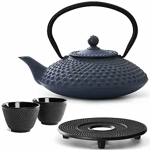 Чайник-заварник Bredemeijer чавунний синій 1250 мл - Фото 1