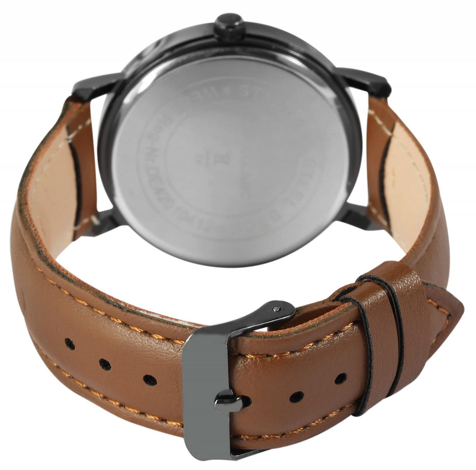 Часы Excellanc Мужские Искусственная кожа Люминесцентные стрелки Аналоговые Кварцевые 2900229, фото №4