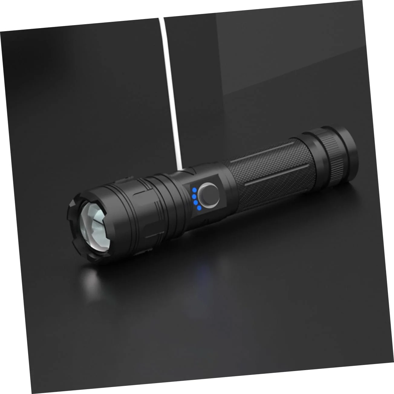 Ліхтарик з телескопічним дизайном USB акумуляторний компактний для активного відпочинку, фото №9