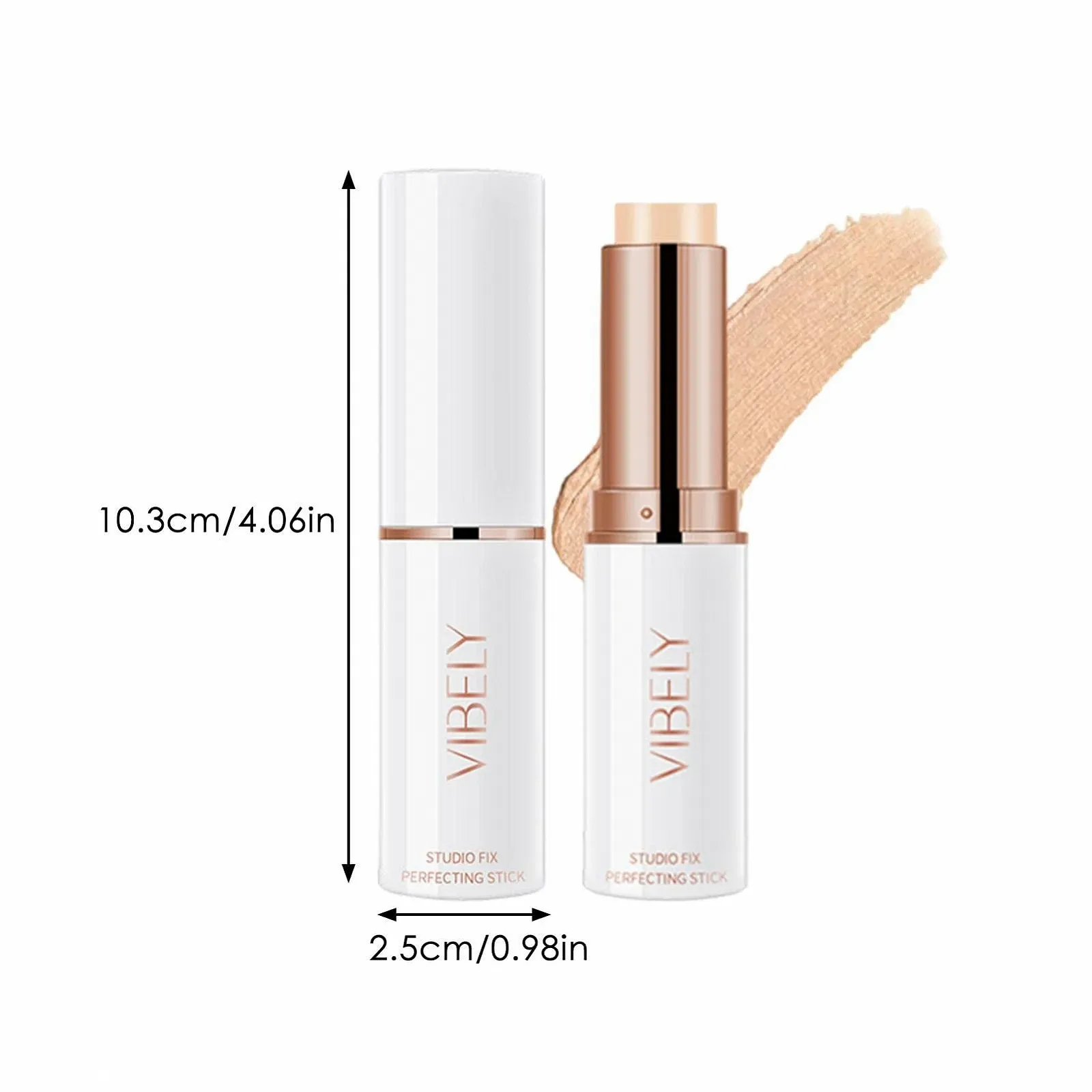 Карандаш для контуринга NICERAM Highlight | Стик-консилер для лица | Двусторонний консилер для лица для носа и теней, легкая текстура, легко наносится, косметическое средство для коррекции цвета, фото №4