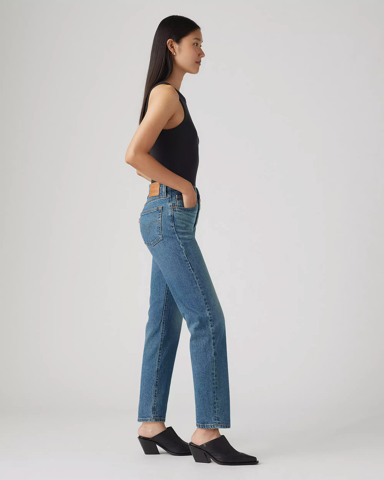 Женские джинсы Levis - 501 Crop Stand Off - Womens - 27, фото №4