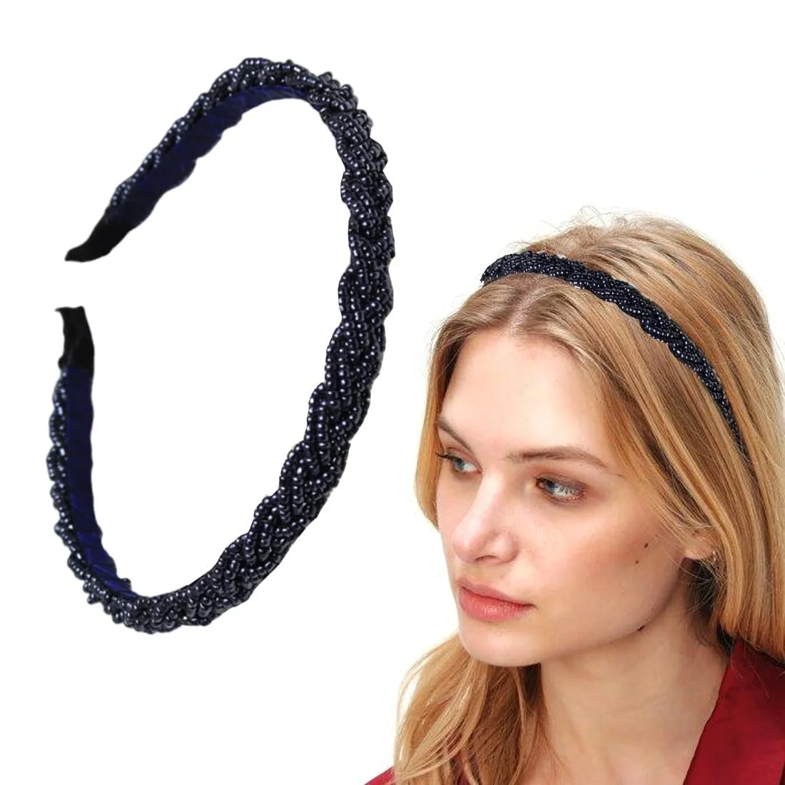 Обруч для волос плетеный YUZNA, фото №1