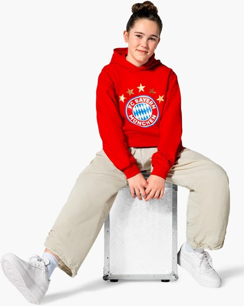 Худи FC Bayern München Essential Детский Красный, фото №4