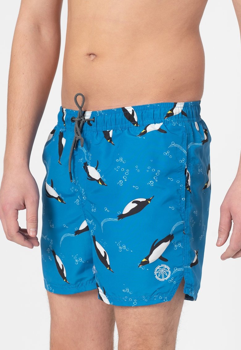 Шорти для плавання JJIBALI JJSWIMSHORTS AKM SEA ANIMALS 12184799 French Blue Jack&Jones Блакитний S, фото №2
