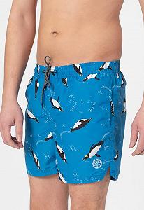 Шорти для плавання JJIBALI JJSWIMSHORTS AKM SEA ANIMALS 12184799 French Blue Jack&Jones Блакитний S synthetic.ua - Фото 1