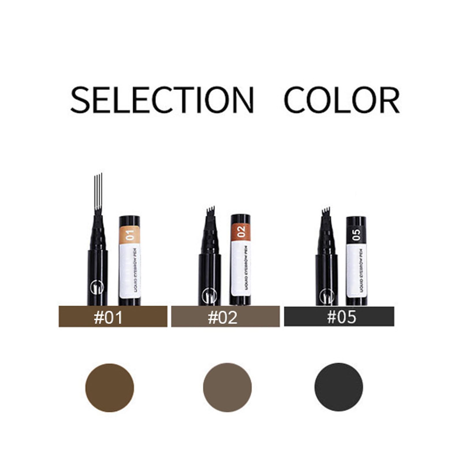 Олівець для брів 3D Wasserdichter 4-відтінковий Microblading Натуральний макіяж, фото №5