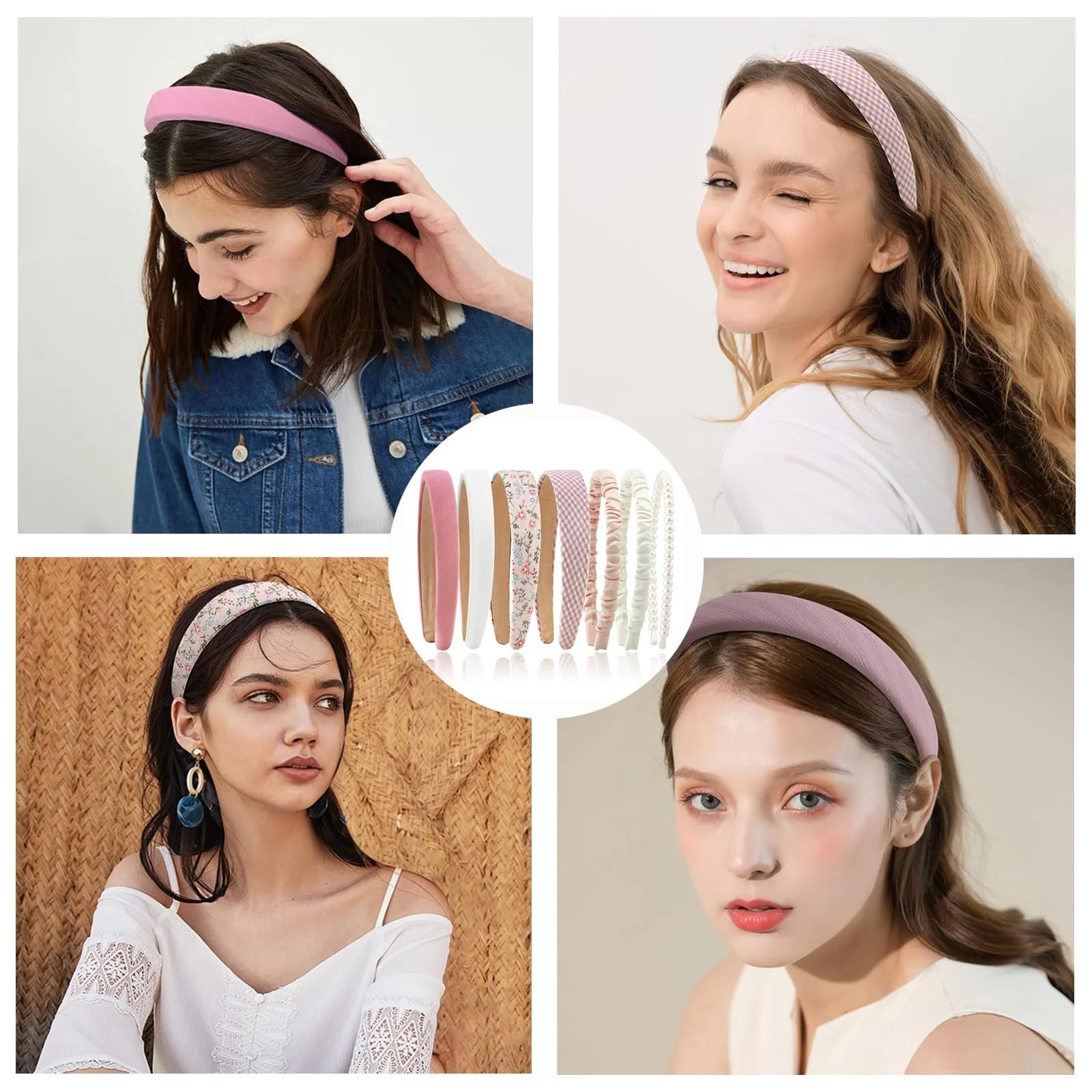 Набір обручів на голову для жінок 7 шт, фото №7 Набір обручів на голову для жінок 7 шт, фото №7