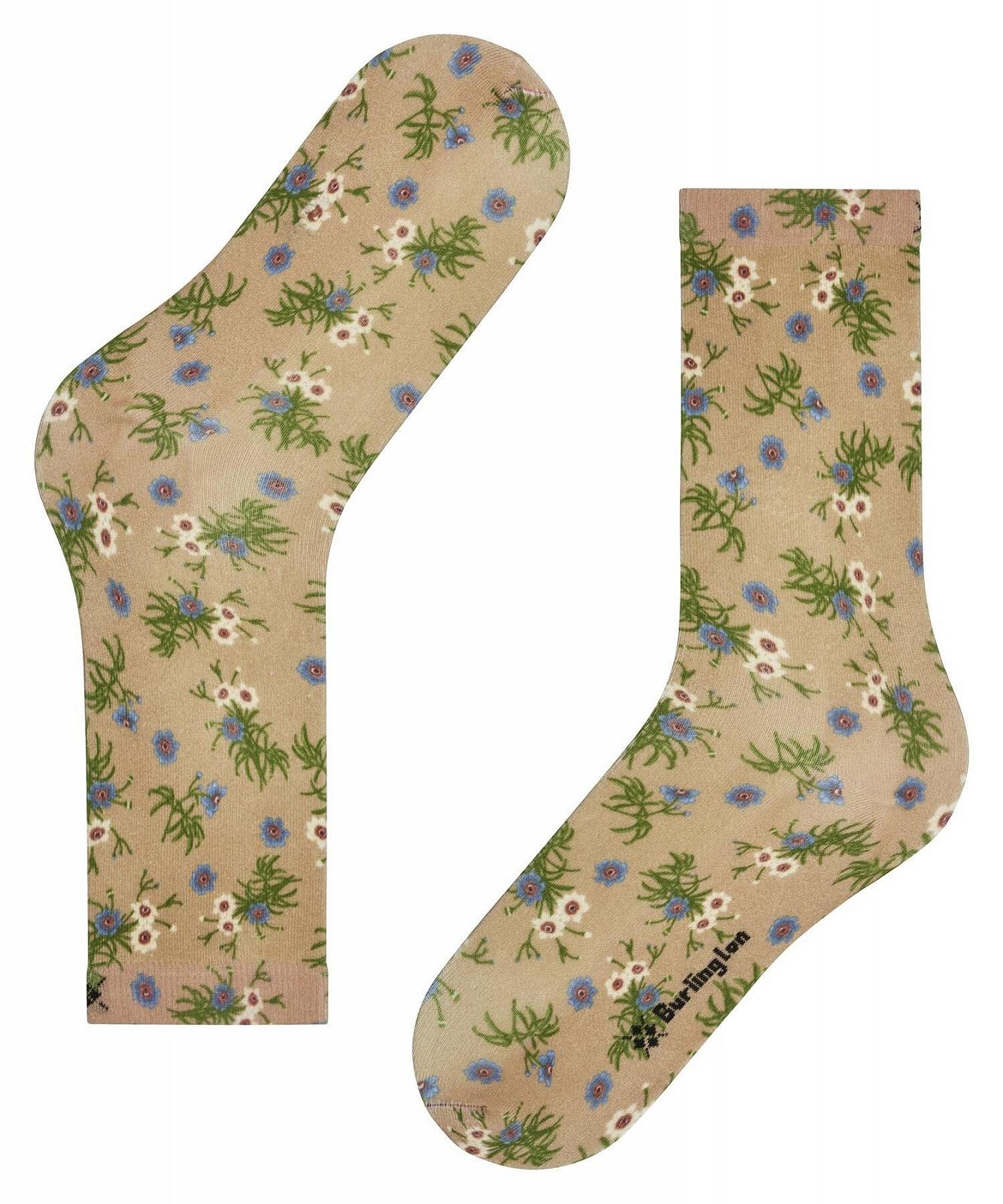 Носки Burlington Floral Romance Женские Хлопковые с рисунком 1 пара, фото №5