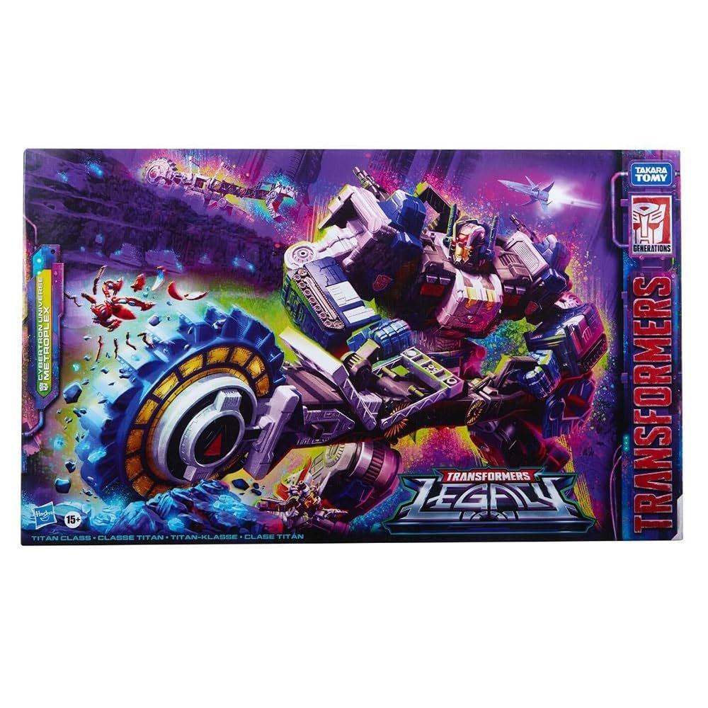 Фигурка Transformers Legacy Series Titan Cybertron Universe Metroplex, 55,5 см, фото №1