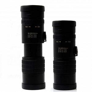 Монокуляр Zoom-Monokulare 10-30X30 HD с металлическим корпусом черный synthetic.ua - Фото 1