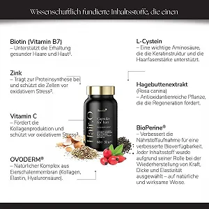 Капсулы Biostile Hair.O - против выпадения волос и для здорового роста волос (60 капсул) synthetic.ua - Фото 1