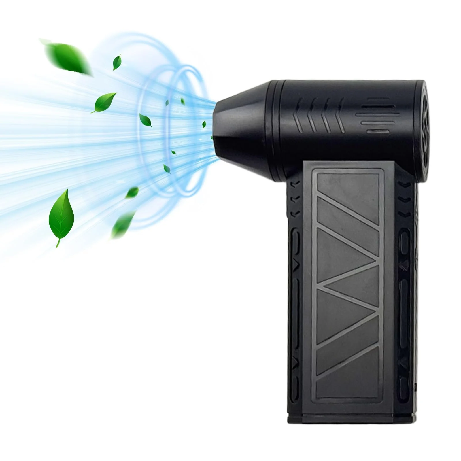 Очисник повітря Flylin High Speed Blower Turbo Fan з ліхтариком та 10 щітками 3 швидкості Акумуляторний Електричний, фото №9