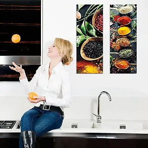 Картина на склі artissimo Spices I AG1866A 30 x 80 см червона synthetic.ua - Фото 1